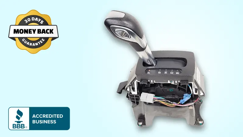 Premium used shifter assembly with cables and linkage - complete installation kit included