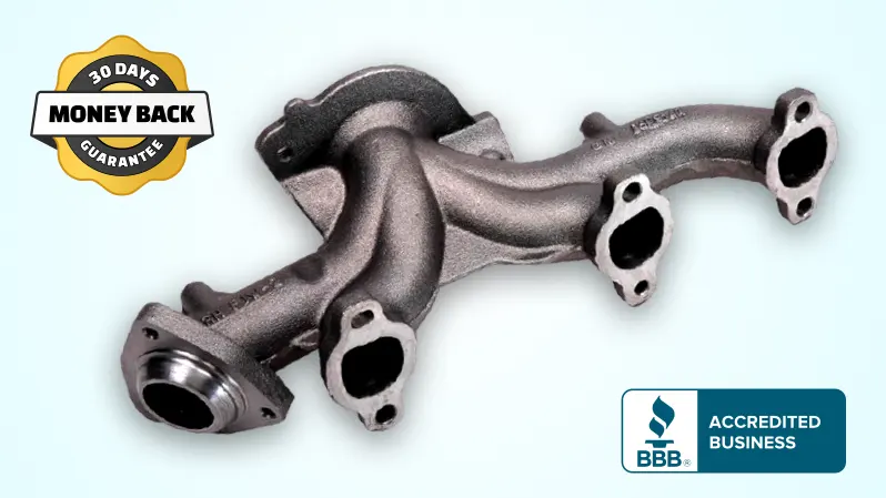 Premium used exhaust manifold with warranty and BBB A+ accreditation - OEM quality for all vehicle applications