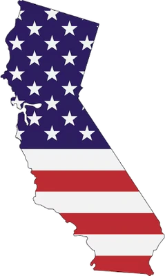 California in flag colors